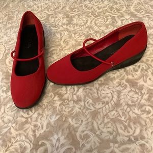 Aerosolez Red Mary Jane Shoes